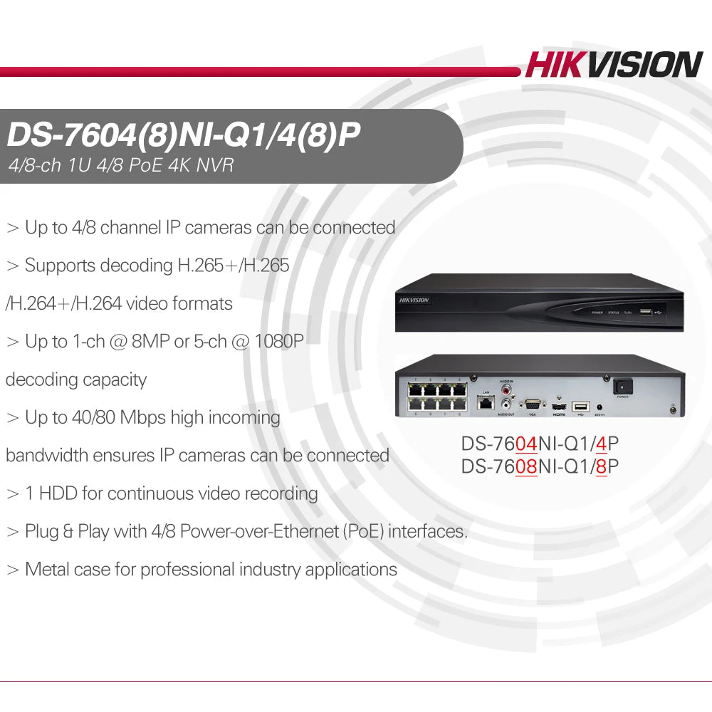 SecureMax 4K PoE NVR