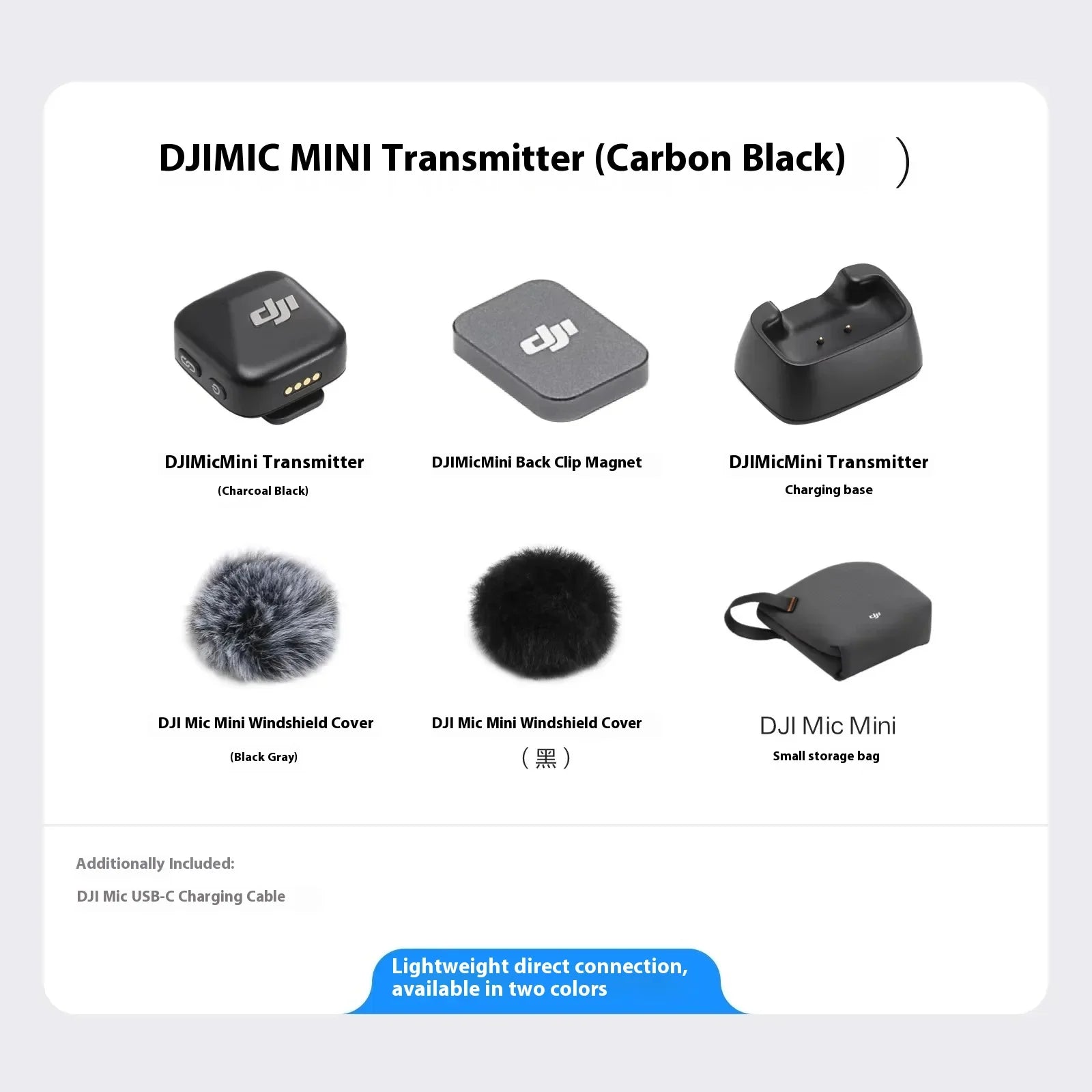 DJI Mic Mini 2TX 1RX