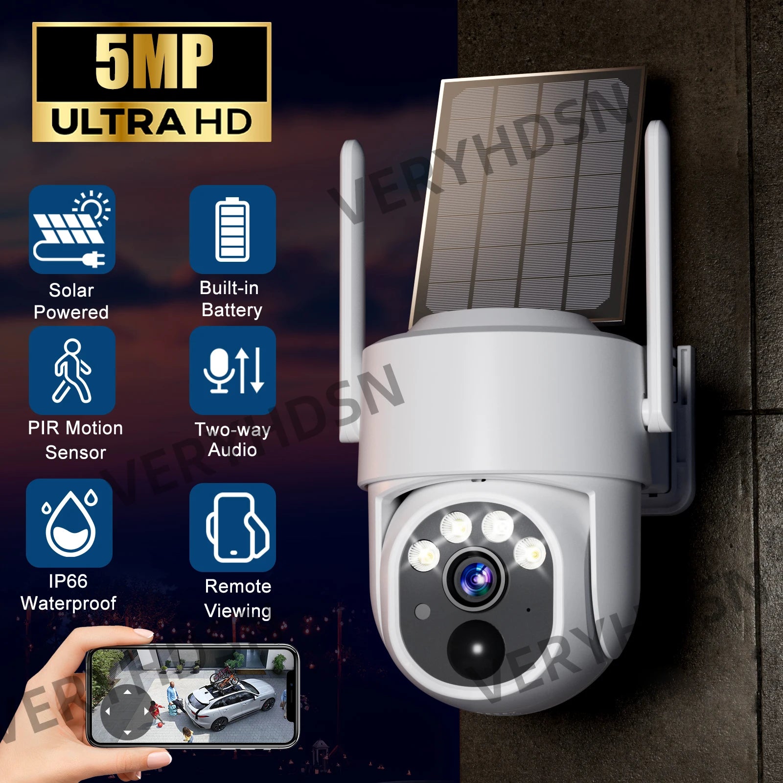 SolarGuard 5MP PTZ Cam