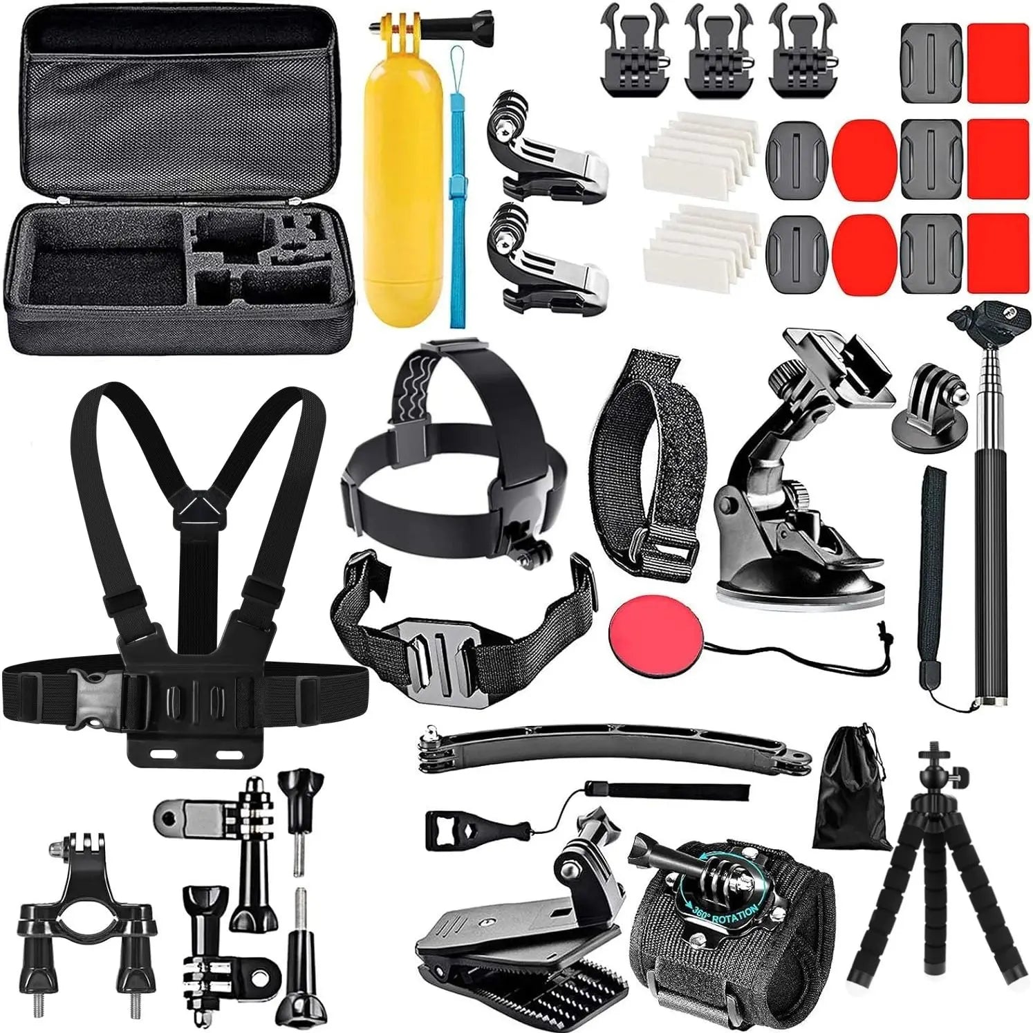 50 in 1 Action Camera Accessory Kit Sets