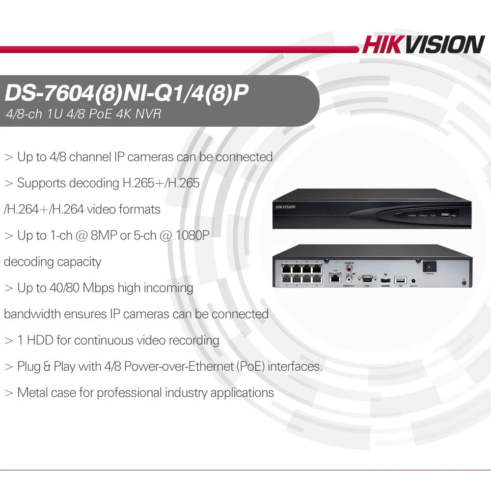 SecureMax 4K PoE NVR
